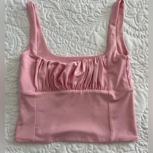 Medium Pink ruched going out top - Picture 5 of 5